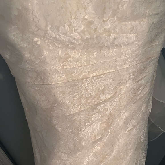 Beautiful, never worn, all lace wedding dress in perfect condition! - Picture 4 of 7